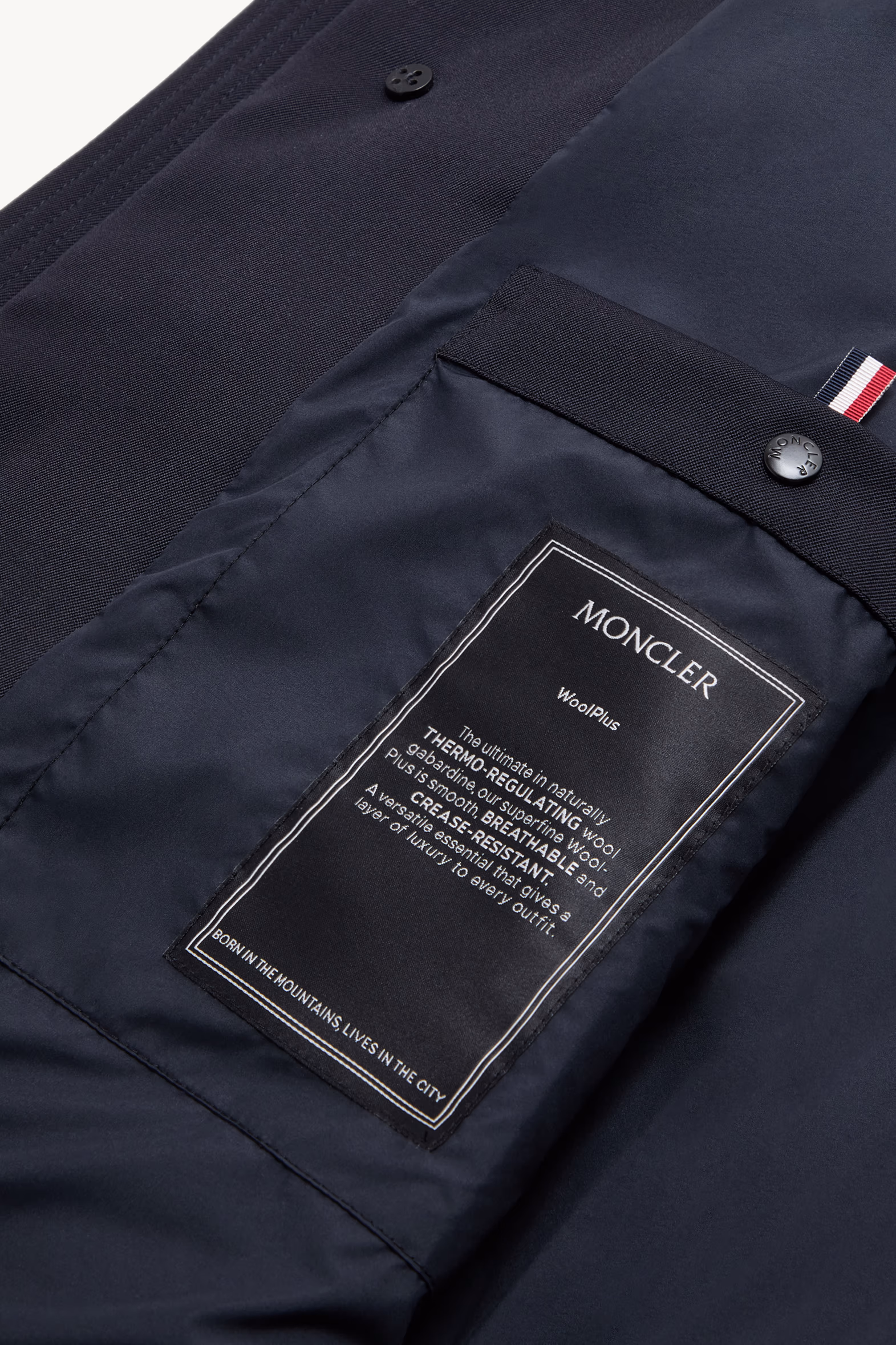 Vallonpierre Hooded Long Down Jacket Men Night Blue Moncler 10